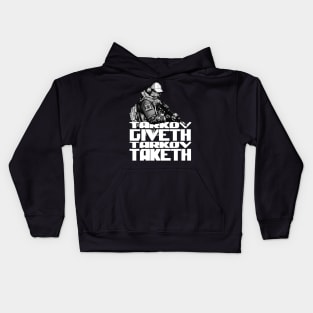 Tarkov Giveth, Tarkov Taketh Kids Hoodie